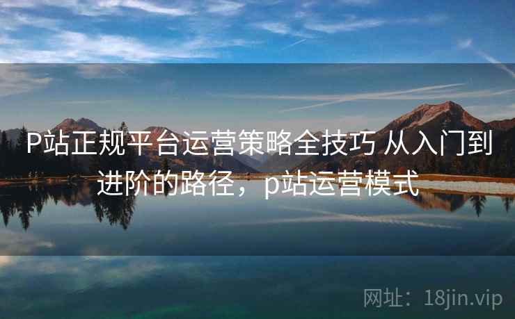 P站正规平台运营策略全技巧 从入门到进阶的路径，p站运营模式