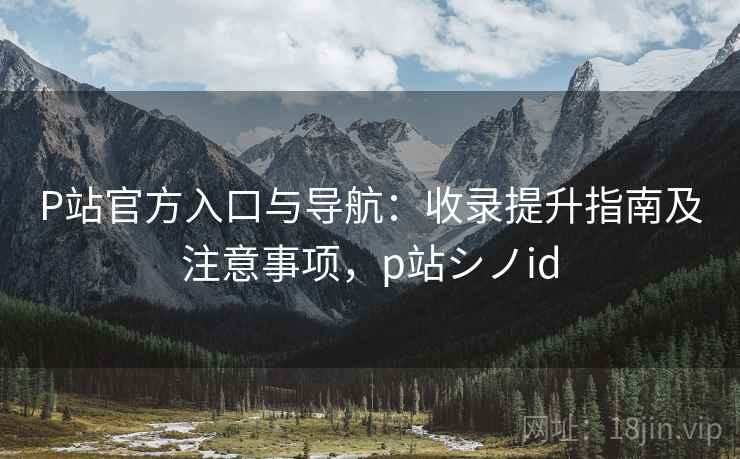 P站官方入口与导航:收录提升指南及注意事项,p站シノid P站官方入口与导航:收录提升指南及注意事项,p站シノid