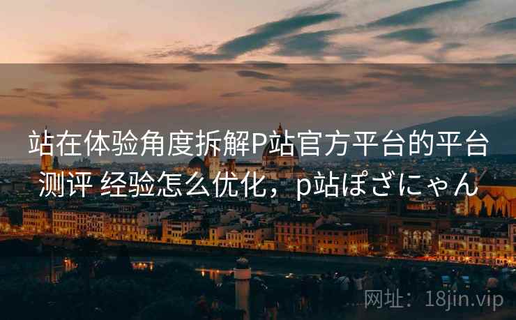 站在体验角度拆解P站官方平台的平台测评 经验怎么优化，p站ぽざにゃん