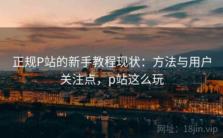 正规P站的新手教程现状：方法与用户关注点，p站这么玩