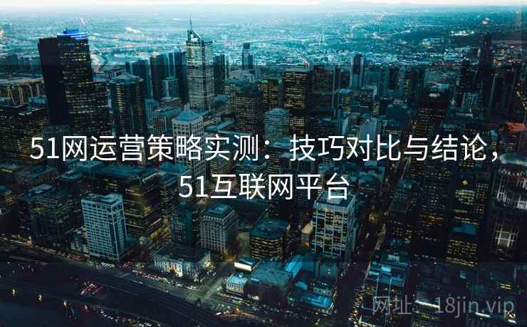 51网运营策略实测：技巧对比与结论，51互联网平台