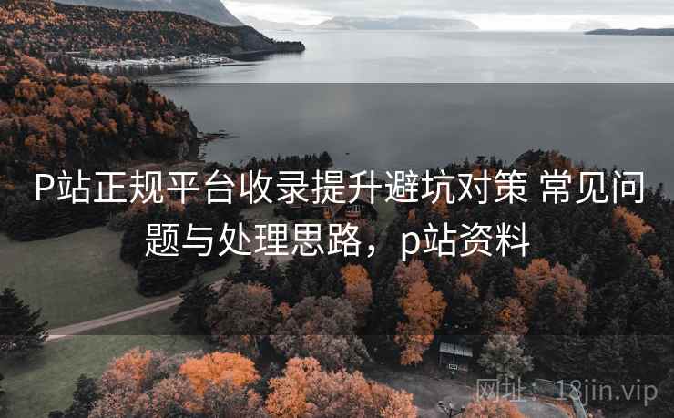 P站正规平台收录提升避坑对策 常见问题与处理思路，p站资料