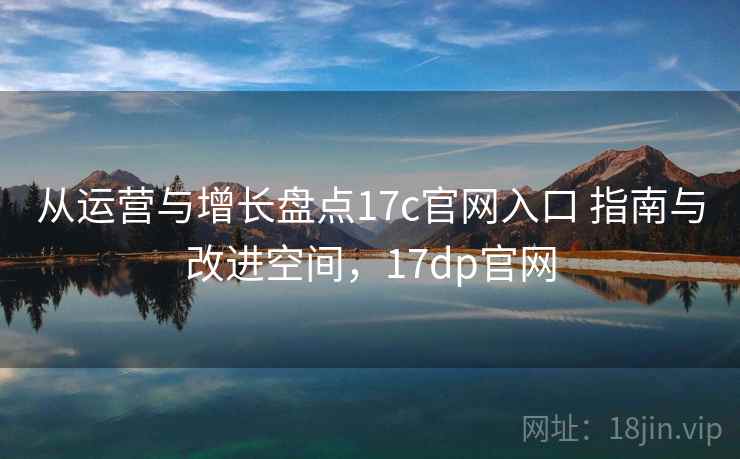 从运营与增长盘点17c官网入口 指南与改进空间，17dp官网