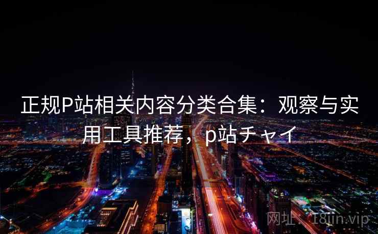 正规P站相关内容分类合集：观察与实用工具推荐，p站チャイ