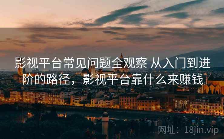 影视平台常见问题全观察 从入门到进阶的路径，影视平台靠什么来赚钱