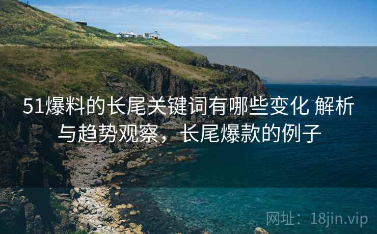 51爆料的长尾关键词有哪些变化 解析与趋势观察，长尾爆款的例子